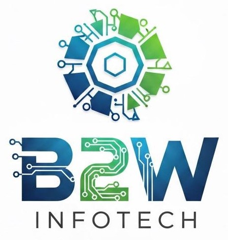 B2W Infotech Logo
